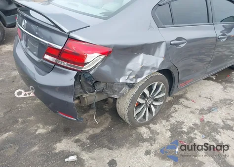 2015 Honda Civic Ex-L из США, поврежденный, VIN 2HGFB2F97FH517954